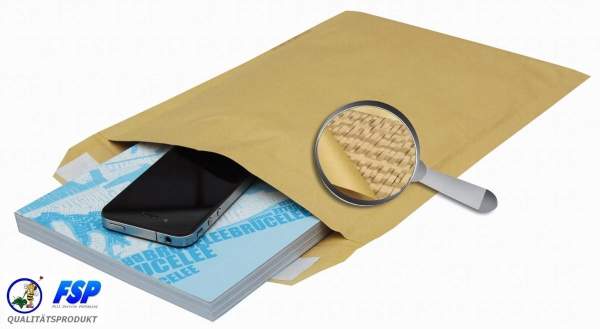 Braune Gr.2/B 115x215mm Papierpolstertaschen hk (100 Stück)